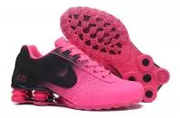 nike shox deliver pour femme rose noir